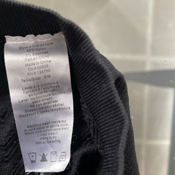 Thyme, maternity, S-M,footless tights, geometric textured design. As new. - Picture 2 of 4